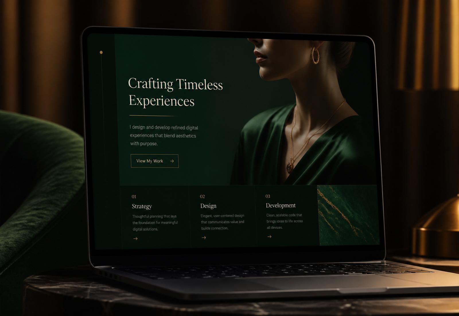 Website mockup